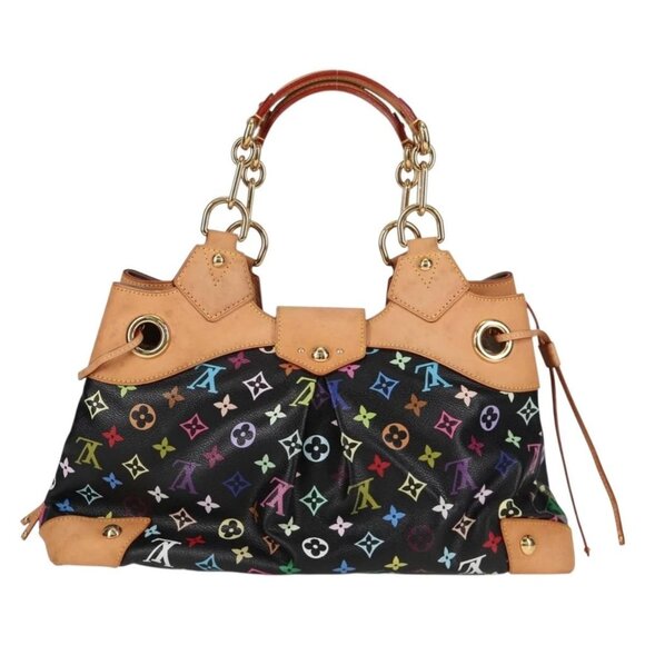 LOUIS VUITTON Monogram Multicolor Ursula Tote Bag Black M40124 LV Auth yk18891V - Picture 2 of 16